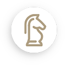 a chess piece icon representing marketing strategy