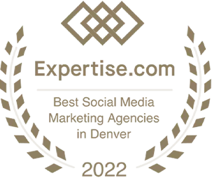 social media marketing agency award badge